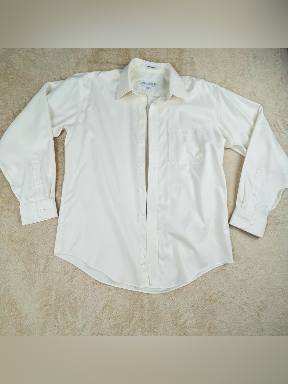 Joseph & Feiss Men’s White Dress Shirt - Point Collar
